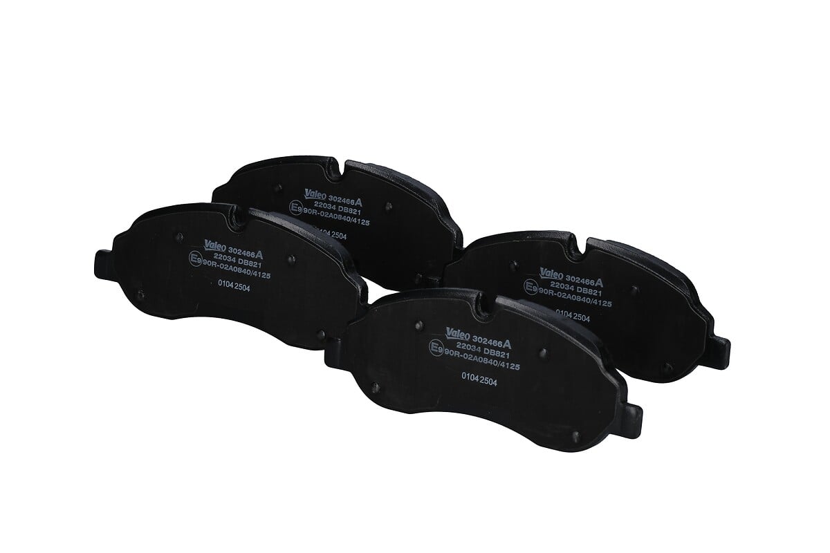 Jeu de 4 plaquettes de frein VALEO ref. 302466A